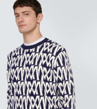 Moncler Monogram cotton-blend sweater