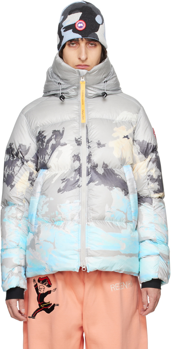 KidSuper Gray Crofton Down Jacket