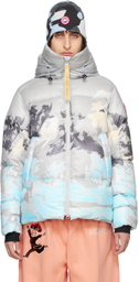 KidSuper Gray Crofton Down Jacket