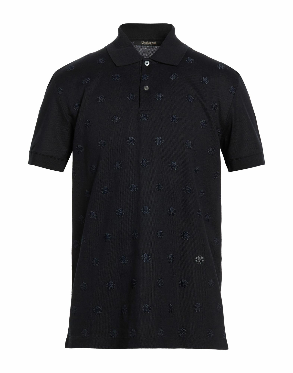 Roberto Cavalli Mens Polo shirt Midnight in Blue