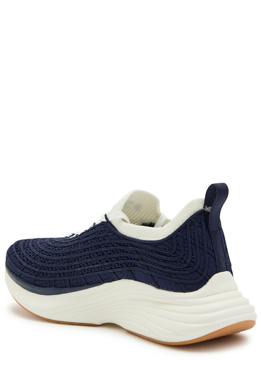 Athletic Propulsion Labs Techloom Zipline Embroidered Knit Sneakers Navy