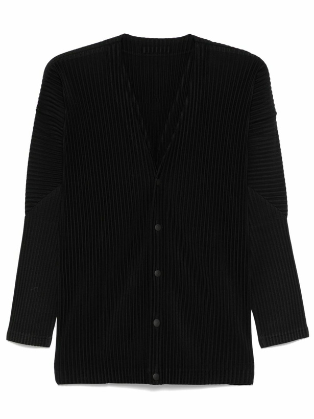 Photo: HOMME PLISSE' ISSEY MIYAKE - Pleated Cardigan mens