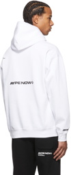 AAPE by A Bathing Ape White Classic Logo Hoodie