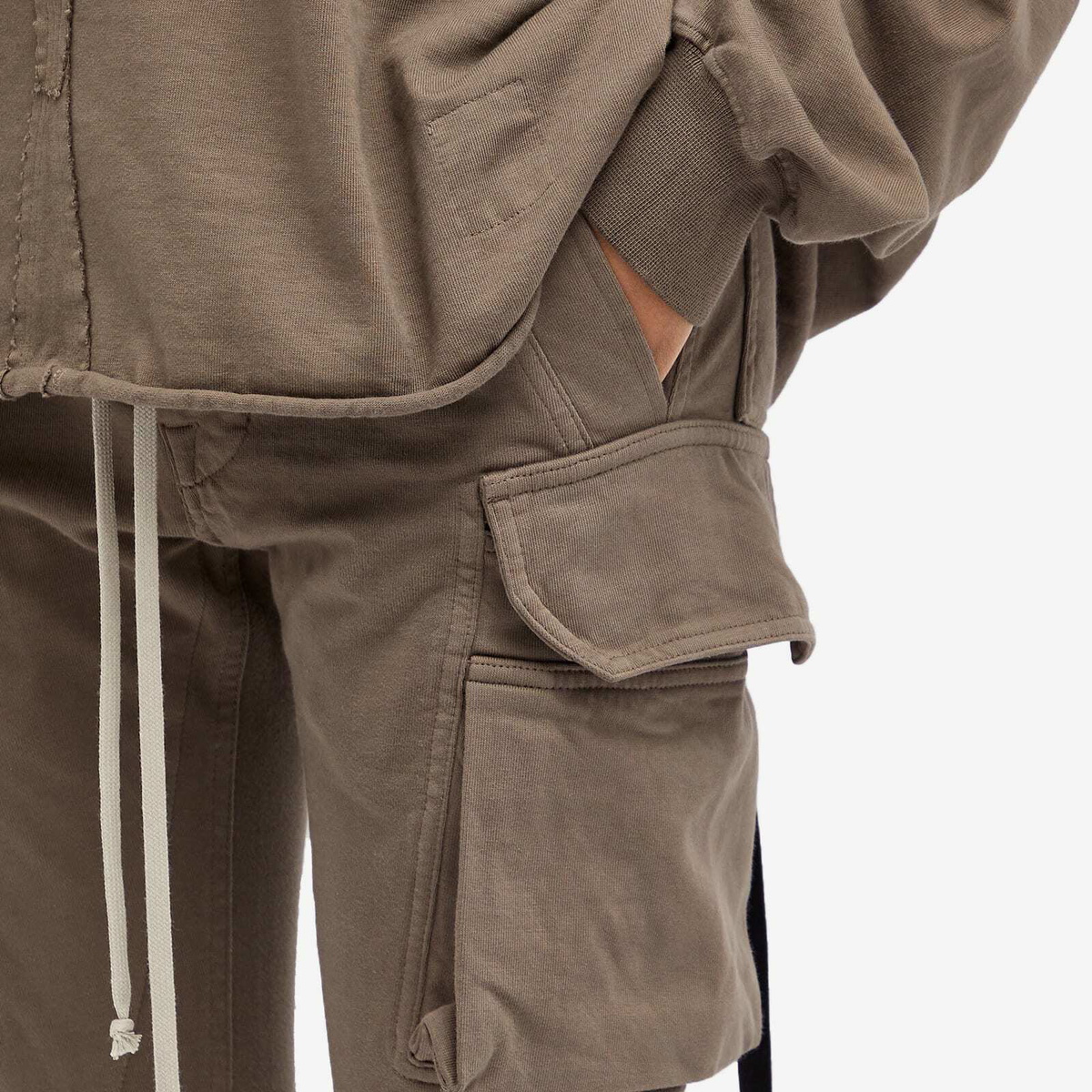 Rick Owens DRKSHDW Women's Mastodon Cut Bottoms in Dust Rick Owens