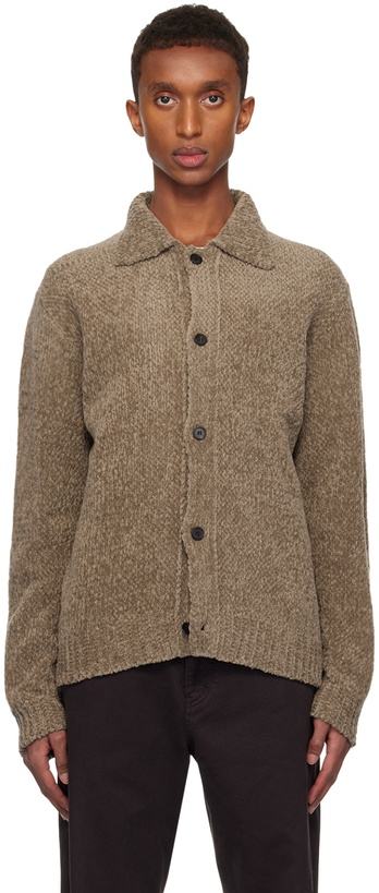 Photo: Solid Homme Khaki Wool Cardigan