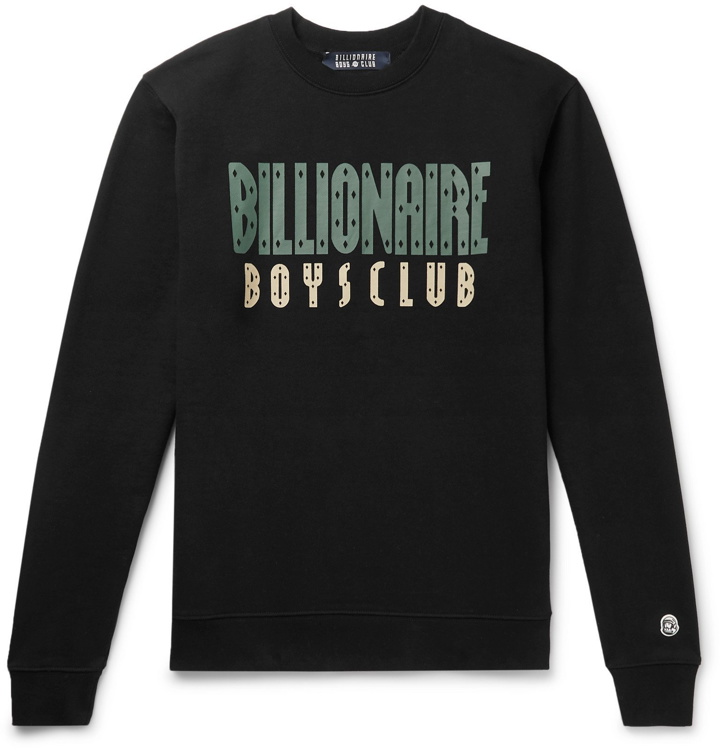 Photo: Billionaire Boys Club - Logo-Print Loopback Cotton-Jersey Sweatshirt - Black