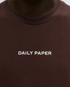 Daily Paper Etype Ss T Shirt Brown - Mens - Shortsleeves