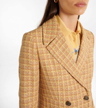 Etro Prince of Wales wool-blend coat