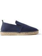 Frescobol Carioca - Emmanuel Recycled-Linen Espadrilles - Blue