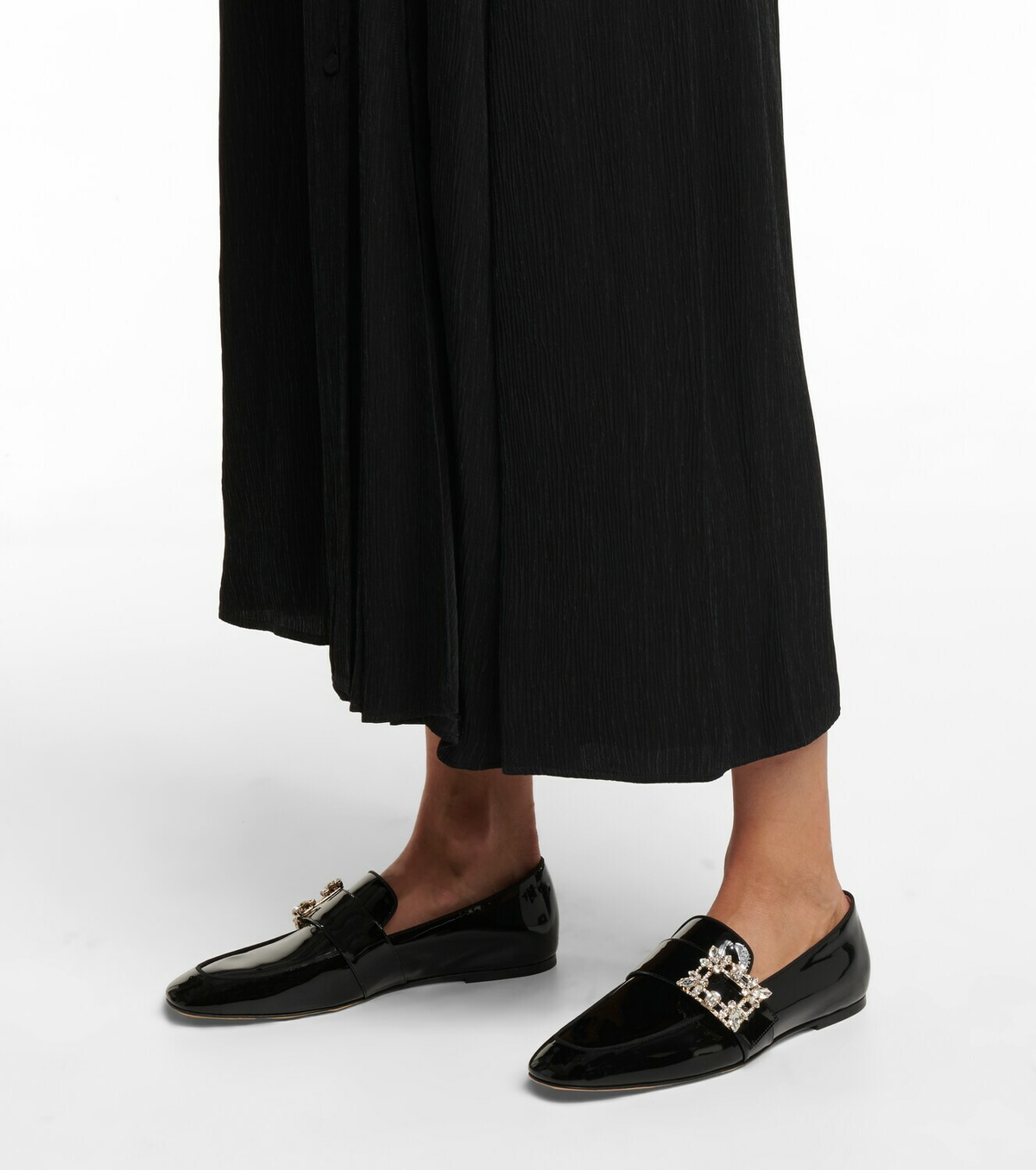 ■Roger Vivier■ Mini Broche パテントレザー ローファー Roger Vivier Mini Broche patent leather loafers Roger Vivier