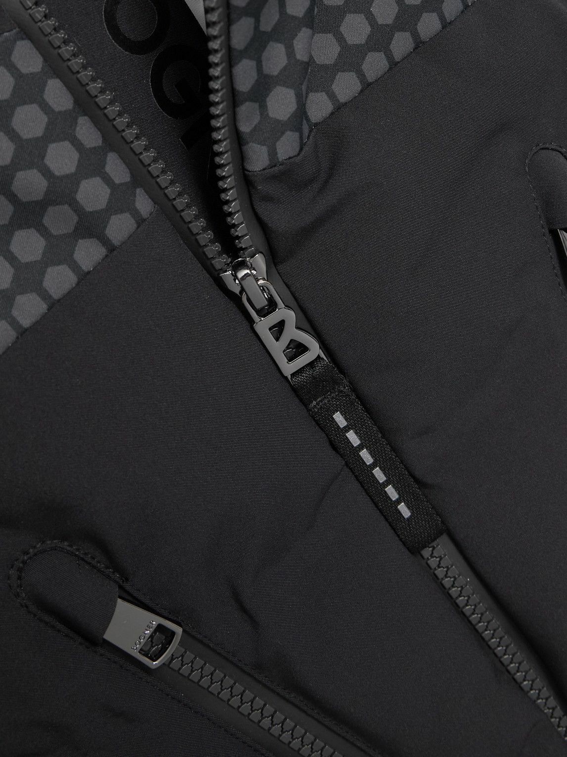 BOGNER - Fionn2-T Panelled Quilted Hooded Ski Jacket - Black