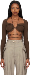 BONBOM Brown Sein Long Sleeve T-Shirt
