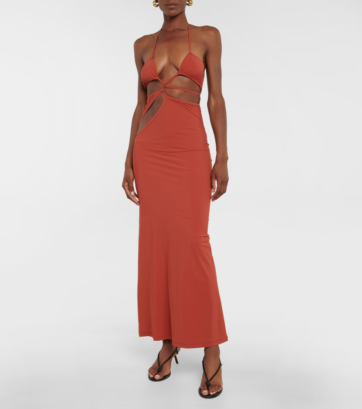 Christopher Esber - Cutout jersey maxi dress Christopher Esber