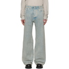 Rick Owens Blue Tower Geth Jeans