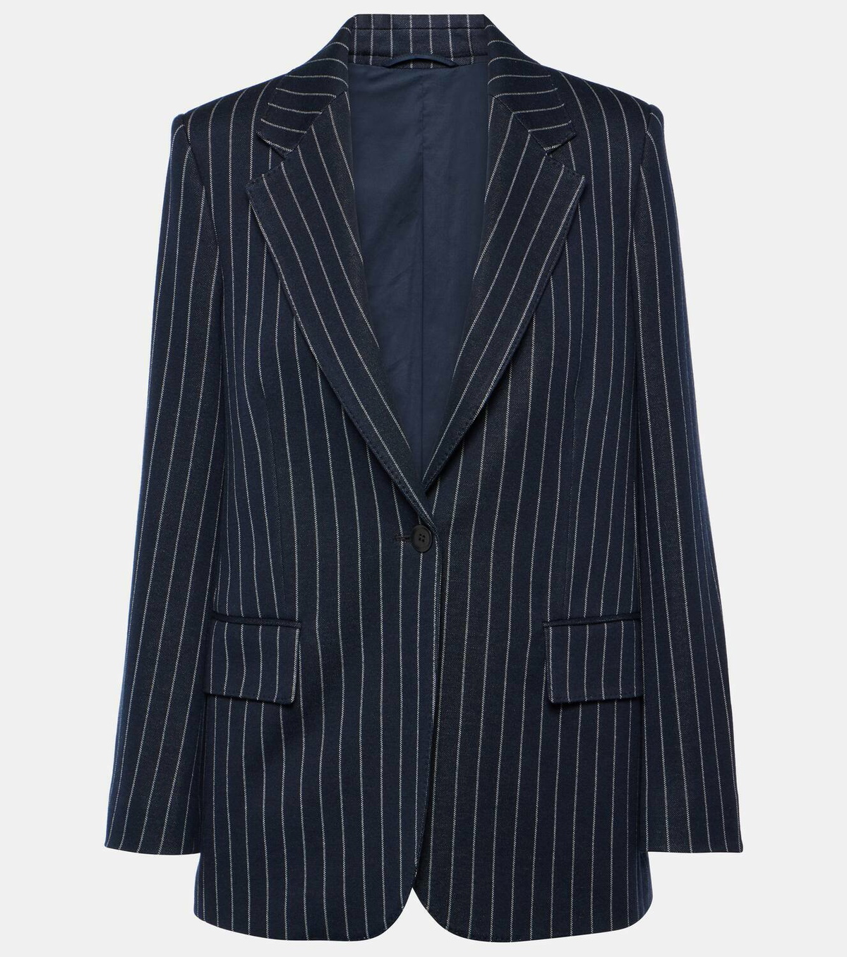 Max Mara Aceri pinstripe jersey blazer