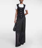 Frame The Seamed Scoop denim bustier