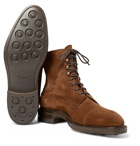 Edward Green - Galway Cap-Toe Suede Boots - Brown