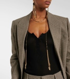 Isabel Marant Olathe beaded scarf necklace