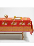 LISA CORTI Tea Flower Redorange Tablecloth