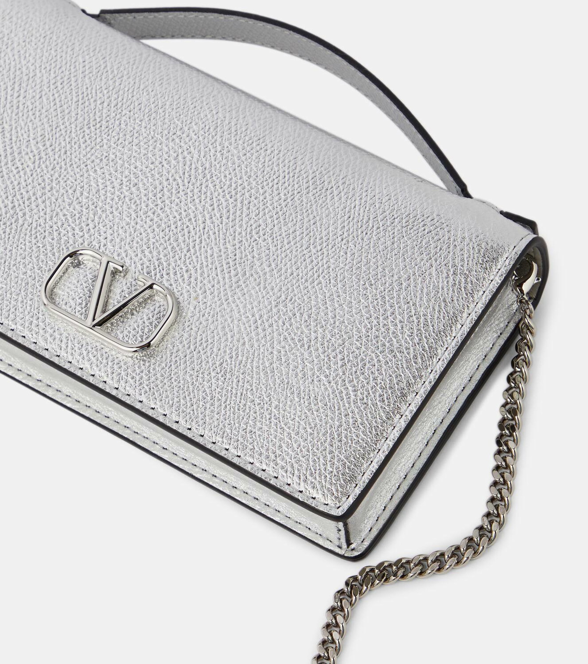 Valentino Garavani VLogo Signature Mini leather wallet on