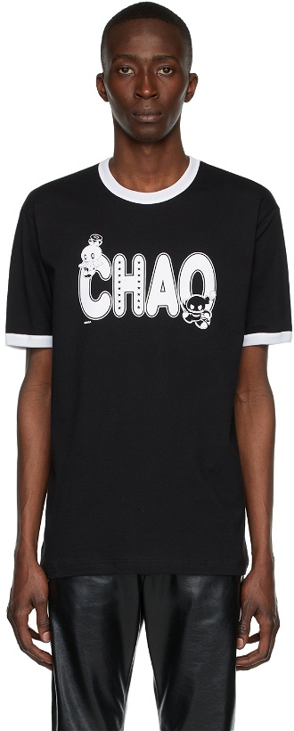 Photo: Stray Rats Black Sonic The Hedgehog Edition Chao Ringer T-Shirt