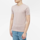 Calvin Klein Men's Micro Monologo T-Shirt in Dark Blush
