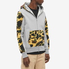 A Bathing Ape Men's 1st Camo Shark Full Zip Hoody in Grey