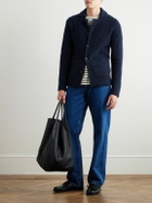 Rubinacci - Waffle-Knit Cashmere Cardigan - Blue