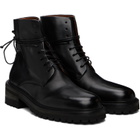 Marsèll Black Calzone Soft Pebbled Leather Boots
