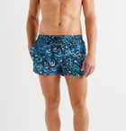 Dolce & Gabbana - Slim-Fit Short-Length Printed Swim Shorts - Blue