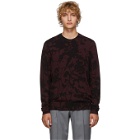 Etro Burgundy Floral Sweater
