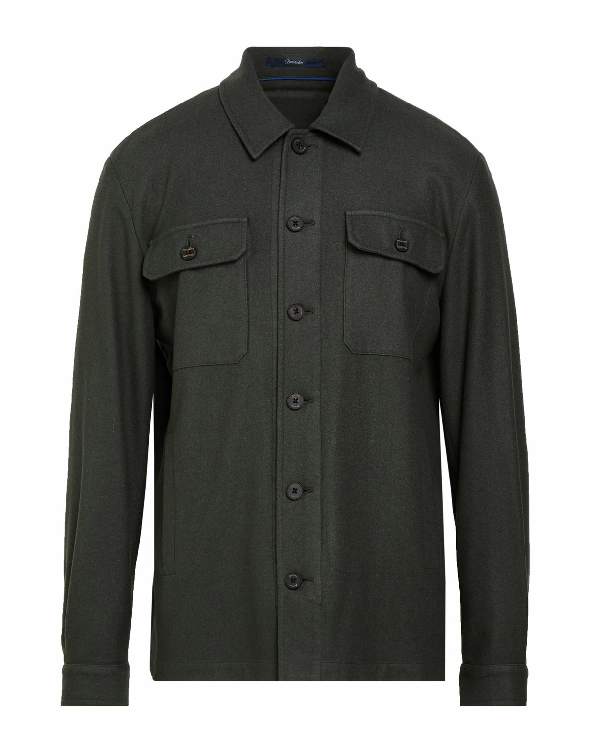 Drumohr Mens Jacket Dark in Green