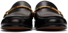 Salvatore Ferragamo Black Calfskin Loafers