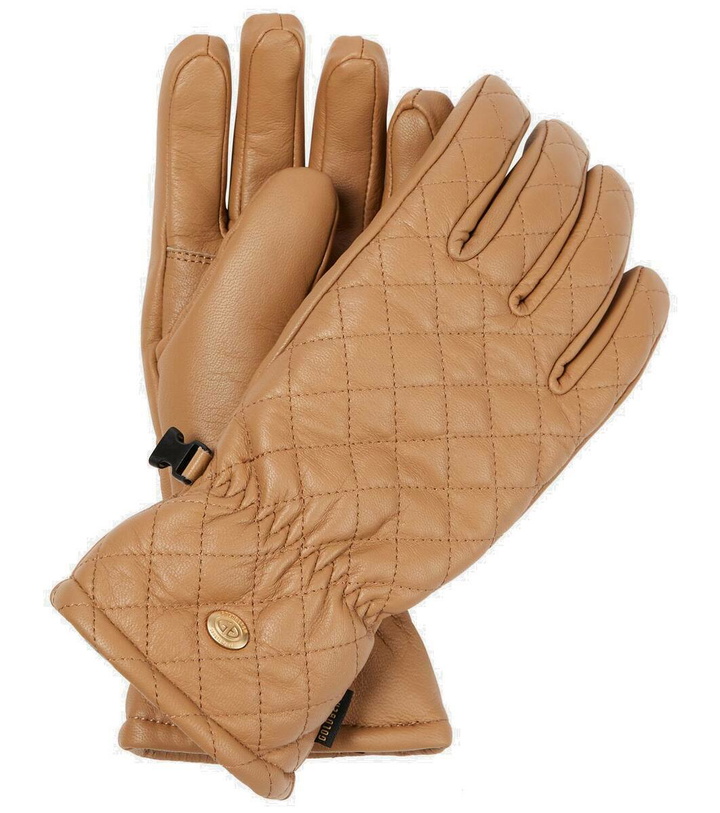 Photo: Goldbergh Nishi quilted leather ski gloves