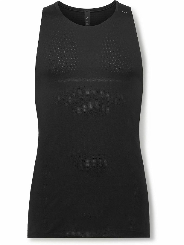 Photo: Lululemon - Fast and Free Recycled Breathe Light™ Mesh Tank Top - Black