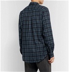 Martine Rose - Checked Cotton-Flannel Shirt - Blue
