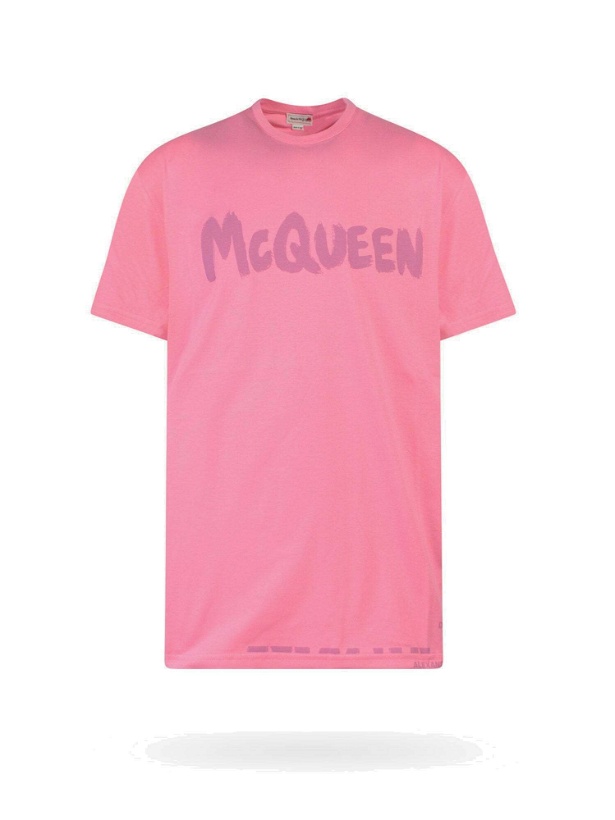 Photo: Alexander Mcqueen T Shirt Pink   Mens