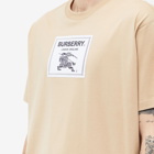 Burberry Men's Roundwood Label T-Shirt in Soft Fawn