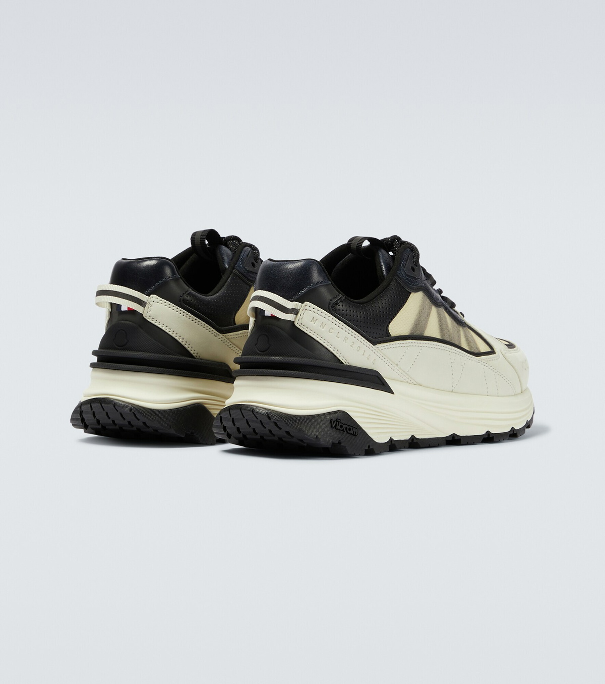 Moncler - Lite Runner leather-trimmed sneakers Moncler