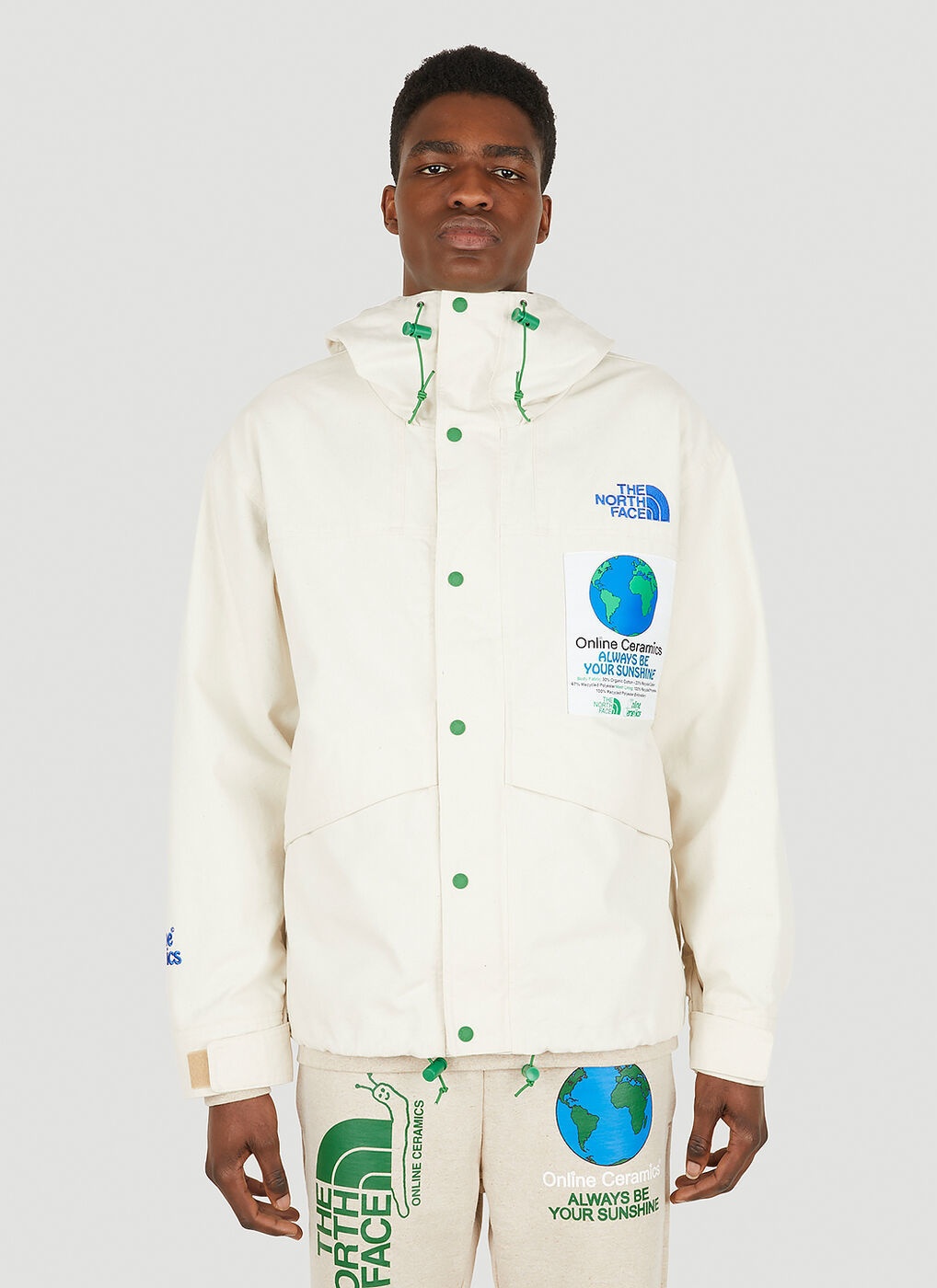 x Online Ceramics 86 Mountain Jacket in Cream The North Face