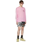 Adaptation Pink Logo Long Sleeve T-Shirt