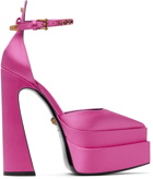 Versace Pink Aevitas Platform Heels