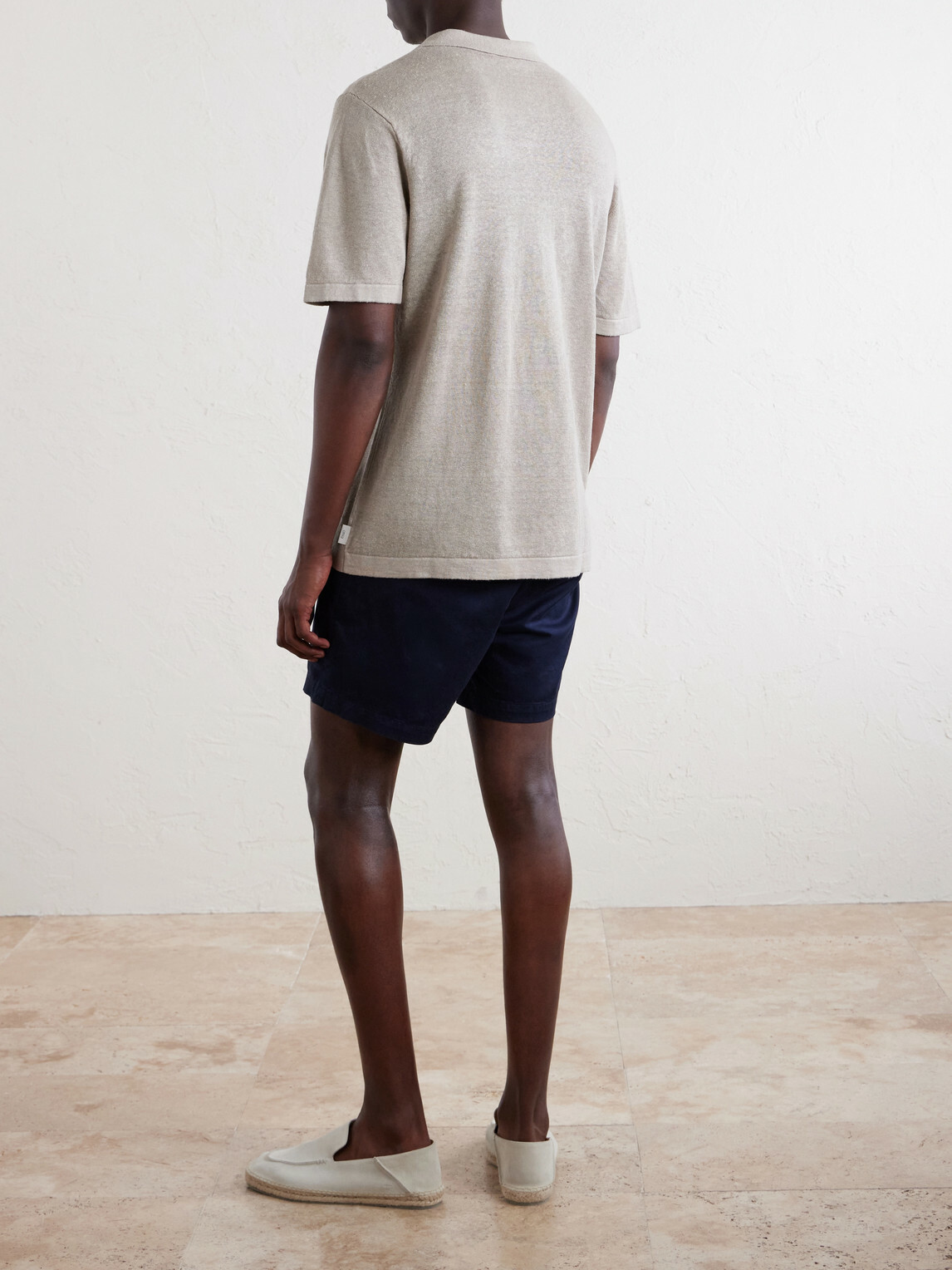 Onia - Linen Polo Shirt - Neutrals