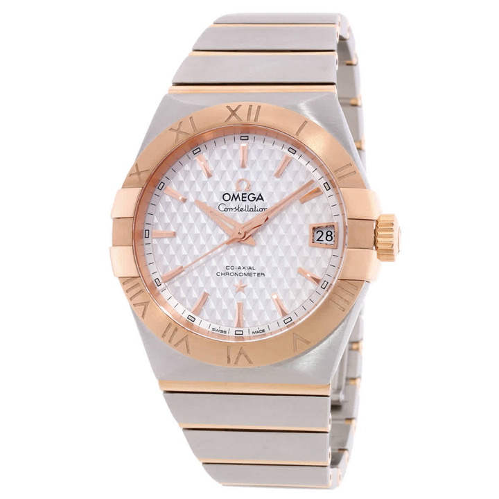 Photo: Omega Constellation Co-Axial Automatic Chronometer Silver Dial Mens Watch 12320382102008