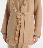 Alanui Finest fringed cashmere and cotton cardigan