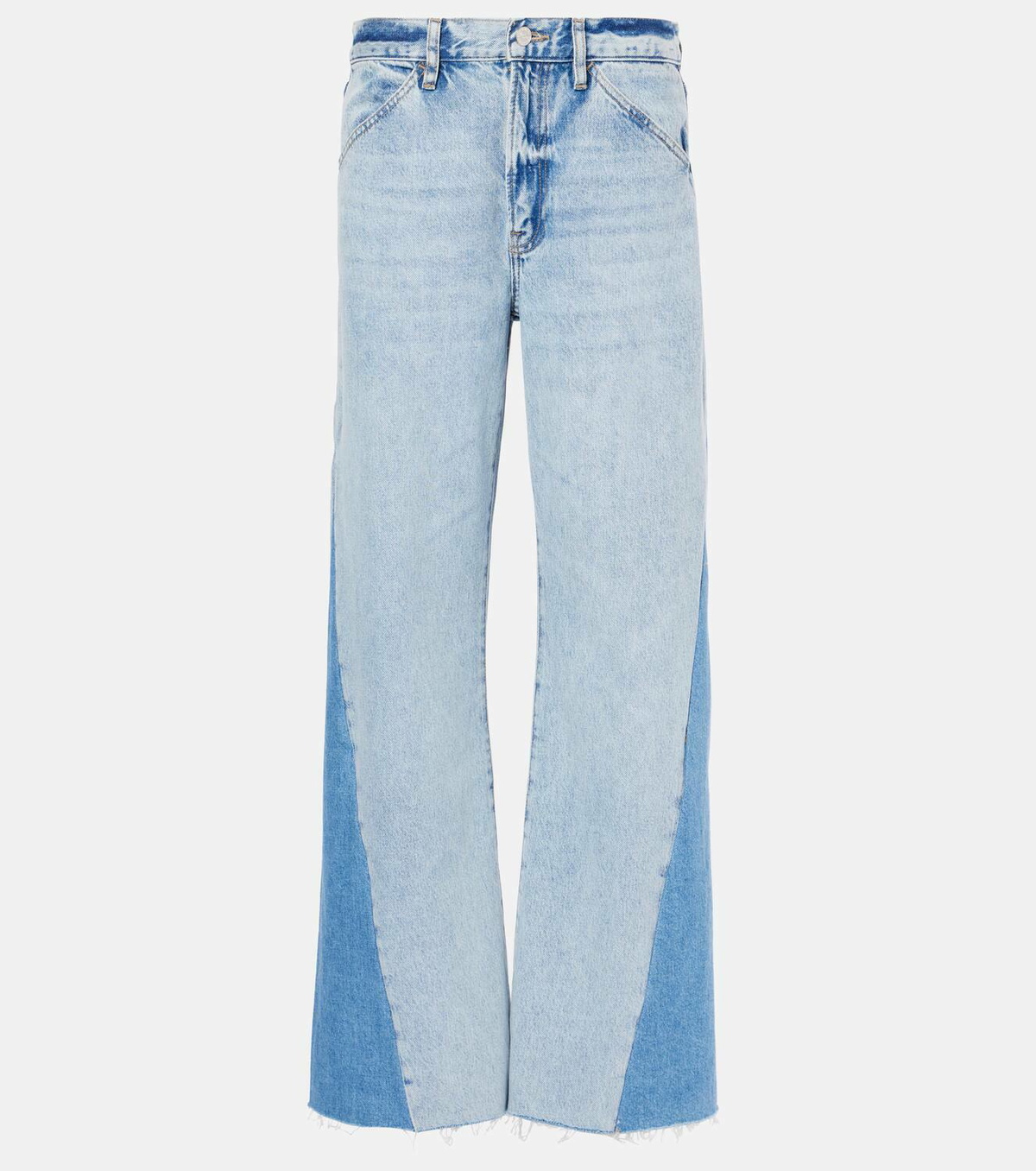 Frame Le Baggy Palazzo mid-rise wide-leg jeans