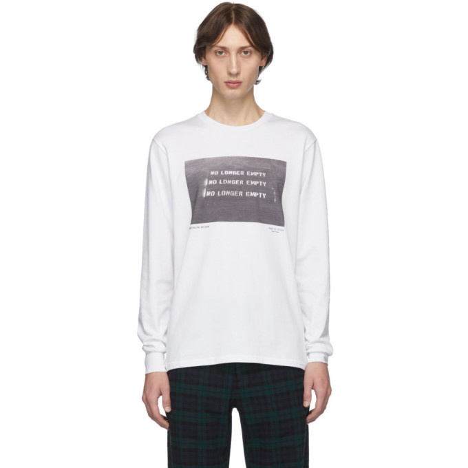 Photo: rag and bone White Empty Long Sleeve T-Shirt