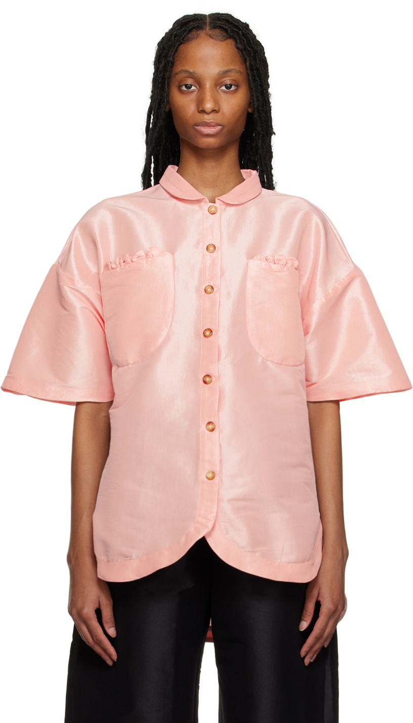 Kika Vargas SSENSE Exclusive Pink Steffi Shirt Kika Vargas