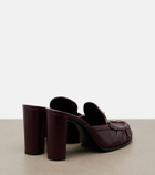 Saint Laurent Le Loafer leather mules