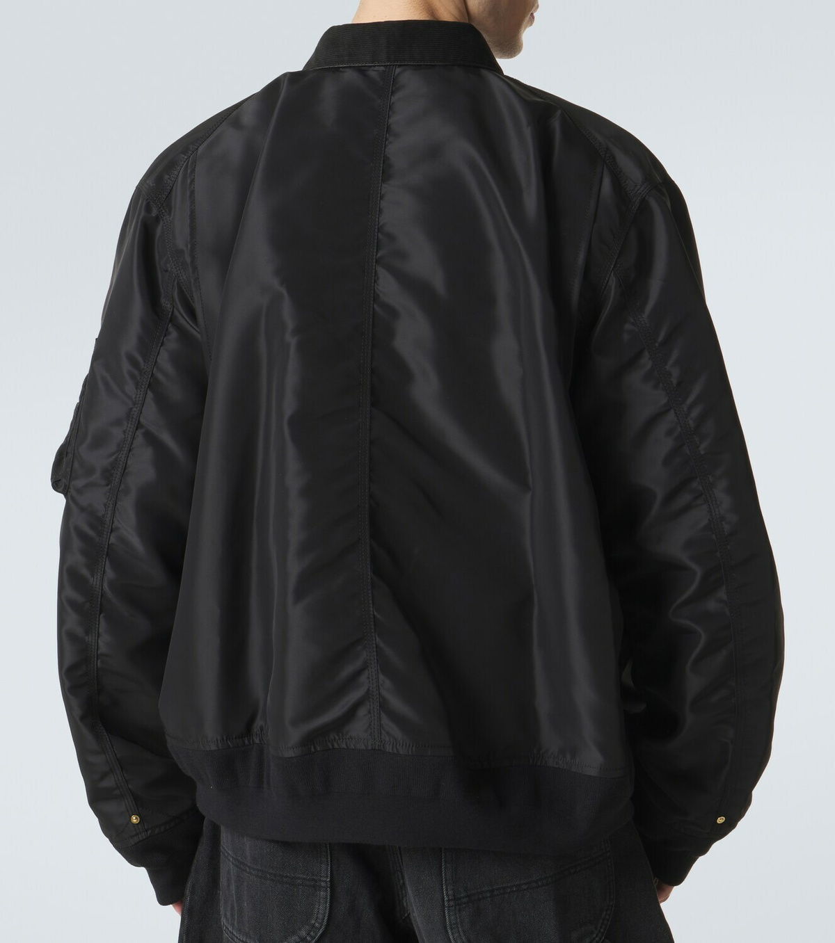 Sacai x Carhartt corduroy-trimmed blouson jacket